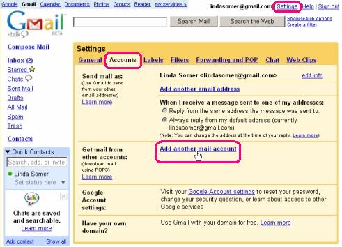 Gmail Add Account
