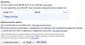Select Video file Select Video file
