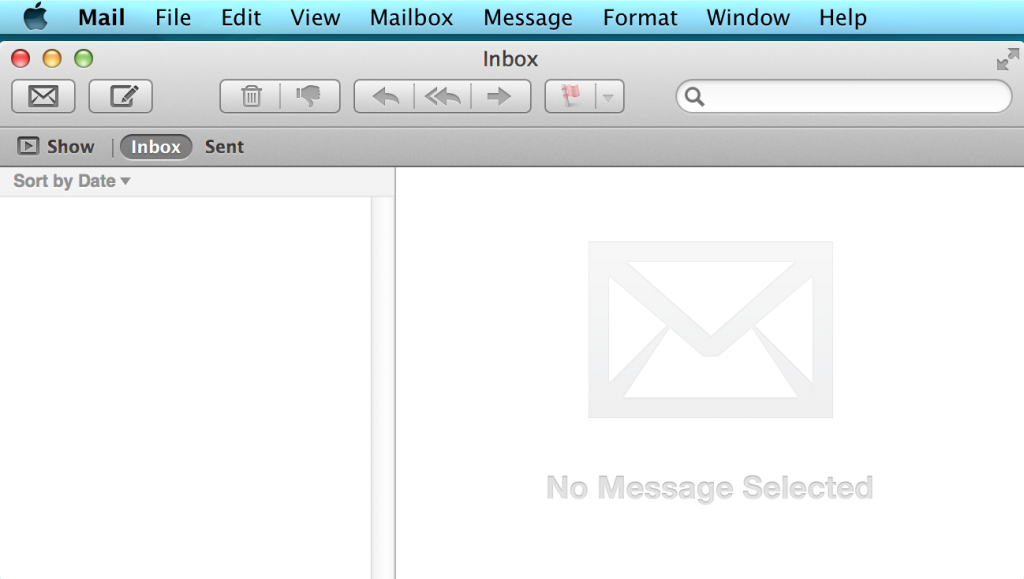 Apple Mail App Default Window
