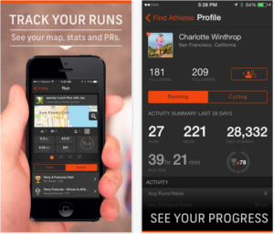 Strava Run -map and stats