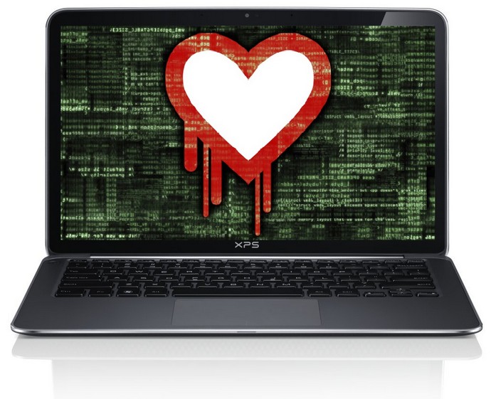 Heartbleed Virus on Computer