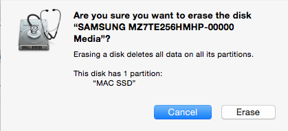 Click On Erase Button Once Again