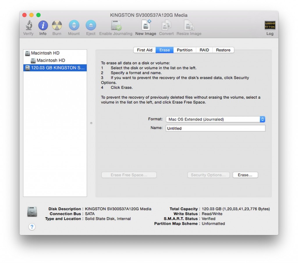 SSD is Recognized or not